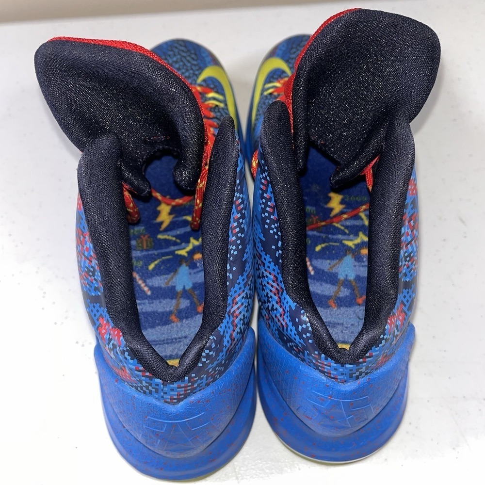 Nike Air KD 5 Christmas 554988-401 Multi Men's Sneakers Size 10 - Picture 9 of 11